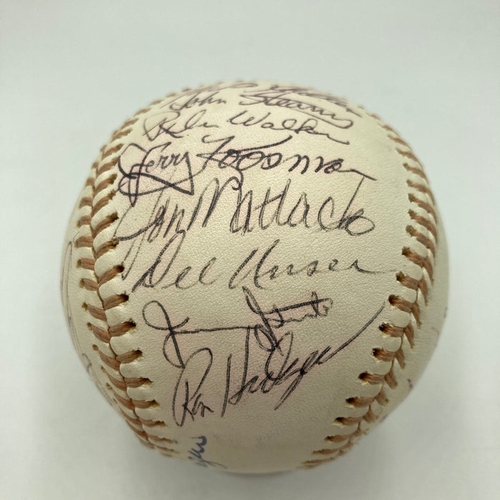 1975 New York Mets Team Signed National League Baseball Tom Seaver PSA DNA COA