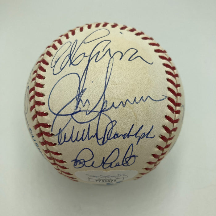 1978 Yankees World Series Champs Team Signed Baseball JSA COA