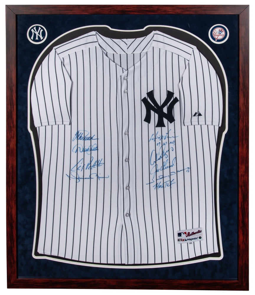 2009 New York Yankees World Series Champs Team Signed Jersey
