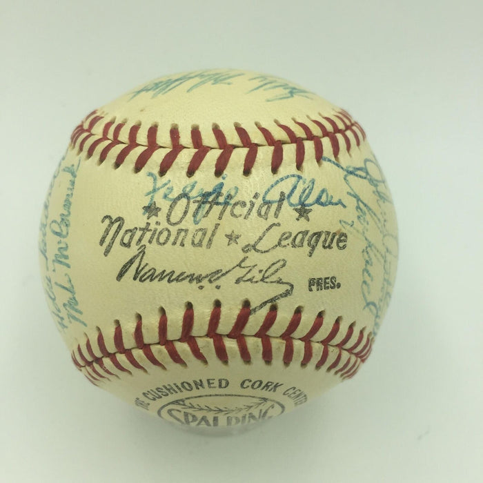 The Finest 1959 San Francisco Giants Team Signed Baseball Willie Mays PSA DNA
