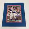 Ernie Banks Signed Autographed 8x10 Matted Photo Beckett Certified