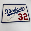 Sandy Koufax Signed Los Angeles Dodgers Jersey Patch Framed Display JSA COA