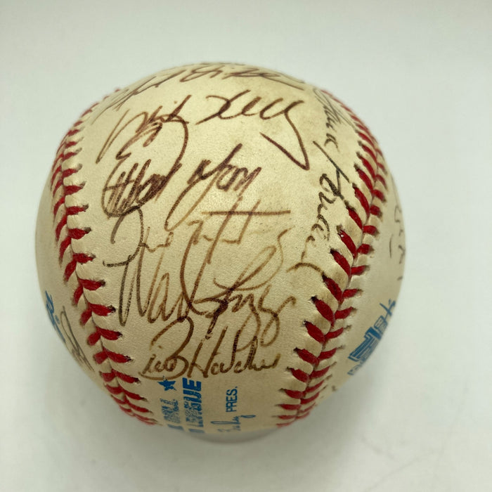 1998 Tampa Bay Rays Inaugural Season Team Signed American League Baseball
