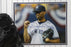 Mariano Rivera Signed Game Model Glove, Baseball & Photo Framed Display JSA COA
