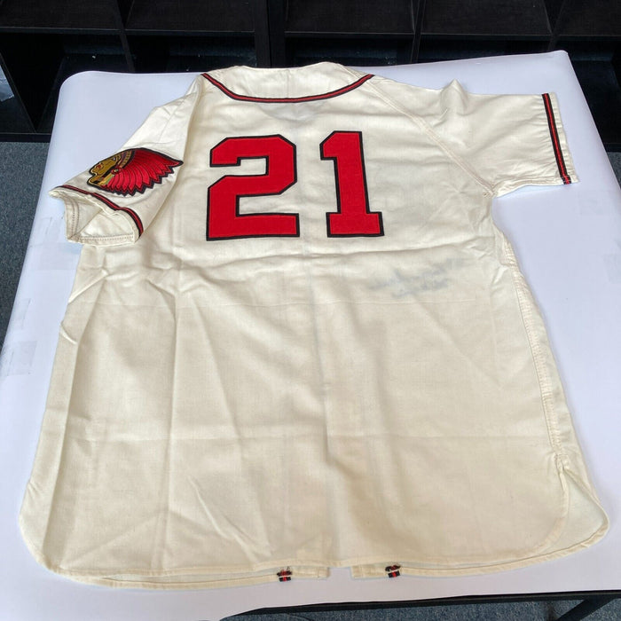 Warren Spahn 363 Wins Signed Authentic Milwaukee Braves Jersey JSA COA