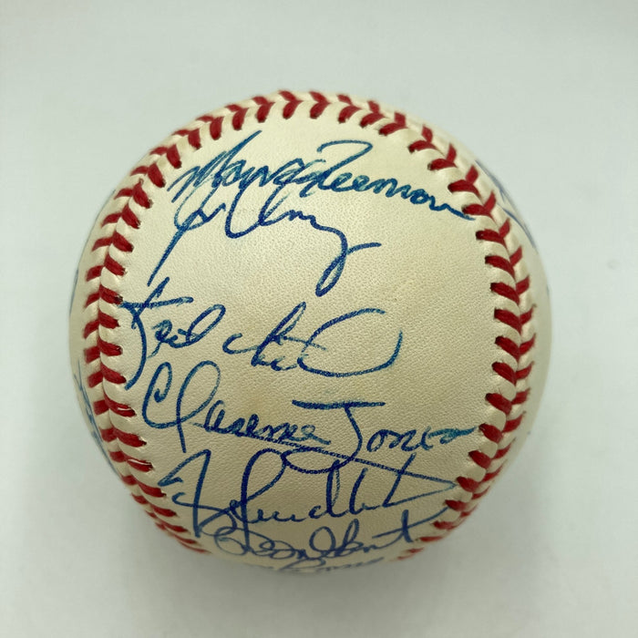 1991 Atlanta Braves NL Champs Team Signed World Series Baseball 29 Sigs JSA COA
