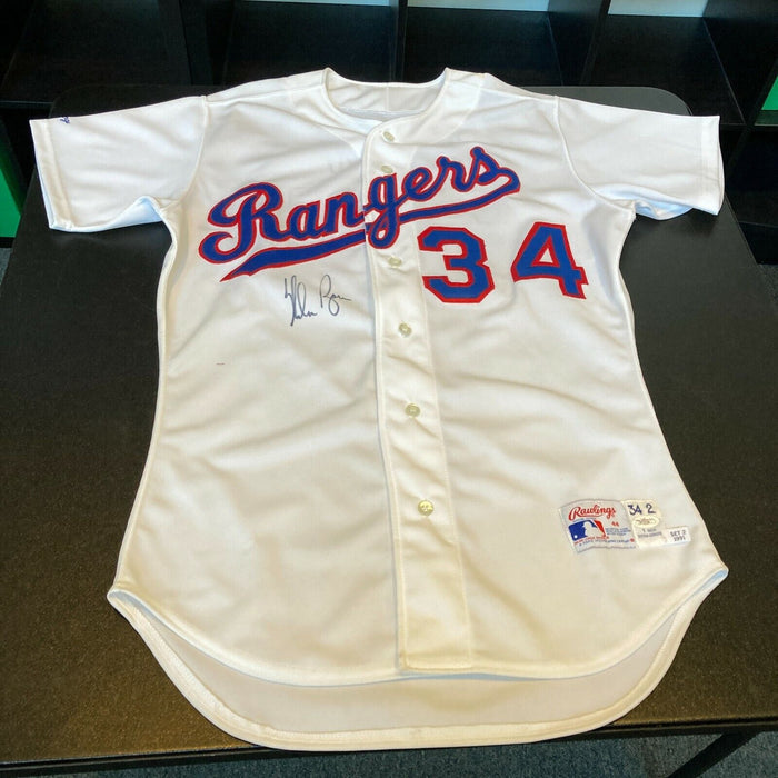 Nolan Ryan Signed Authentic Game Issued 1991 Texas Rangers Jersey With JSA COA