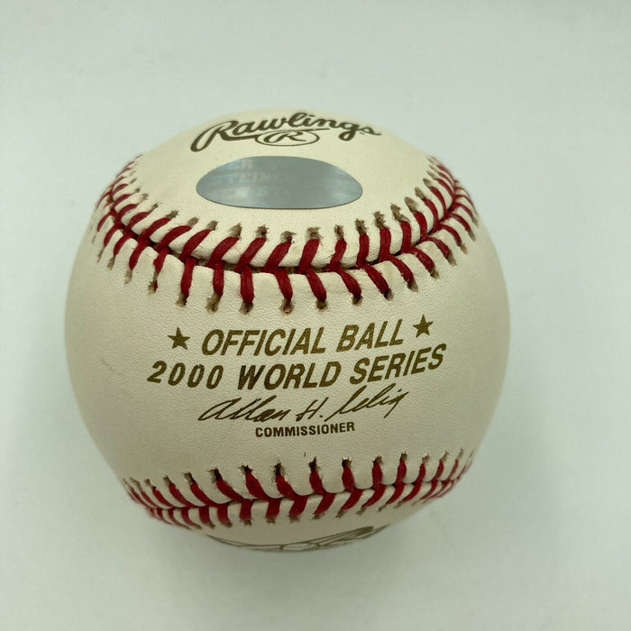 Derek Jeter "World Series MVP" Signed 2000 World Series Baseball Steiner COA