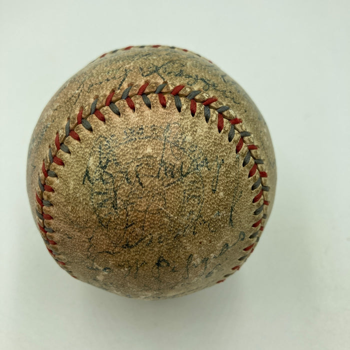 Babe Ruth & Lou Gehrig 1931 New York Yankees Team Signed Baseball JSA COA