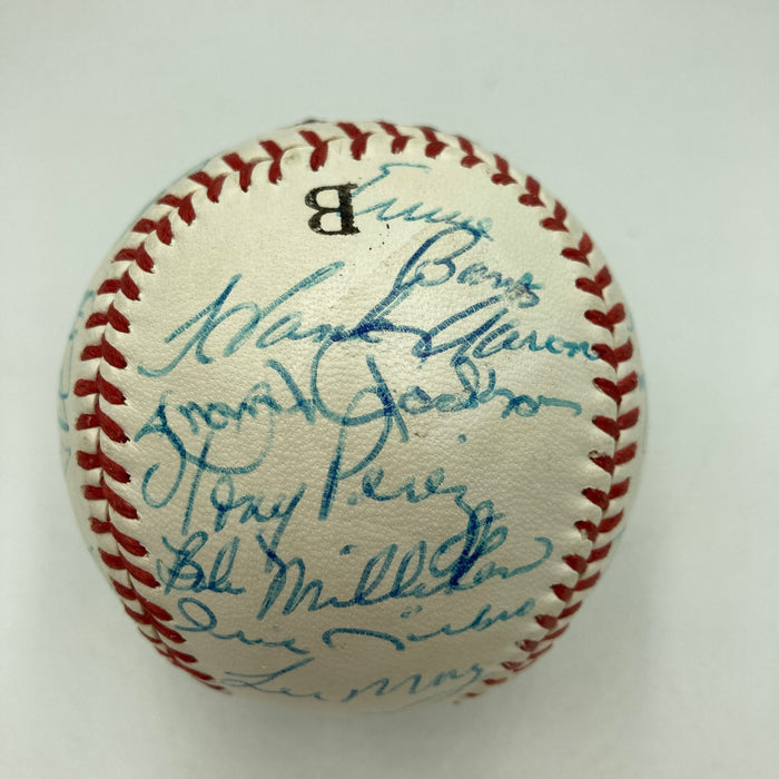 The Finest 1969 All Star Game Team Signed Baseball Roberto Clemente JSA COA