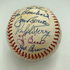 1962 New York Yankees W.S. Champs Team Signed Baseball Mickey Mantle JSA COA