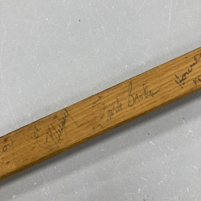 1948-49 Toronto Maple Leafs Stanley Cup NHL Champs Team Signed Hockey Stick PSA