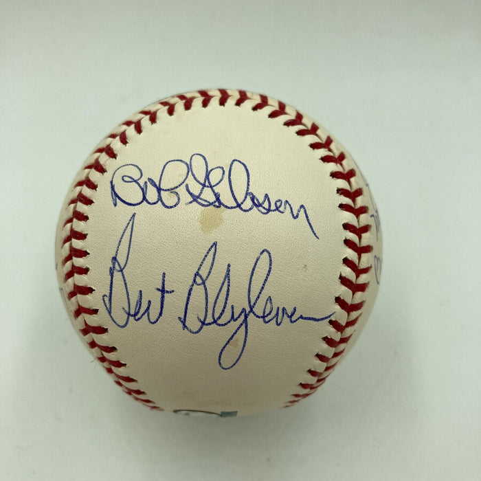 3,000 Strikeout Club Signed Baseball Nolan Ryan Tom Seaver Randy Johnson Tristar