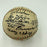 Beautiful Dutch Clark 1937 Detroit Lions NFL Team Signed Baseball JSA COA RARE