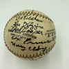 Beautiful Dutch Clark 1937 Detroit Lions NFL Team Signed Baseball JSA COA RARE