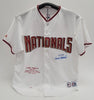Frank Robinson Signed Washington Nationals Opening Day Majestic Jersey Beckett