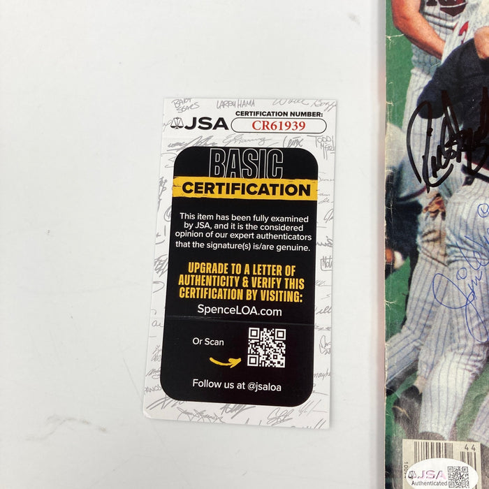 1991 Minnesota Twins World Series Champs Signed Sports Illustrated Magazine JSA