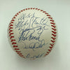 1998 New York Yankees World Series Champs Team Signed Baseball Derek Jeter JSA