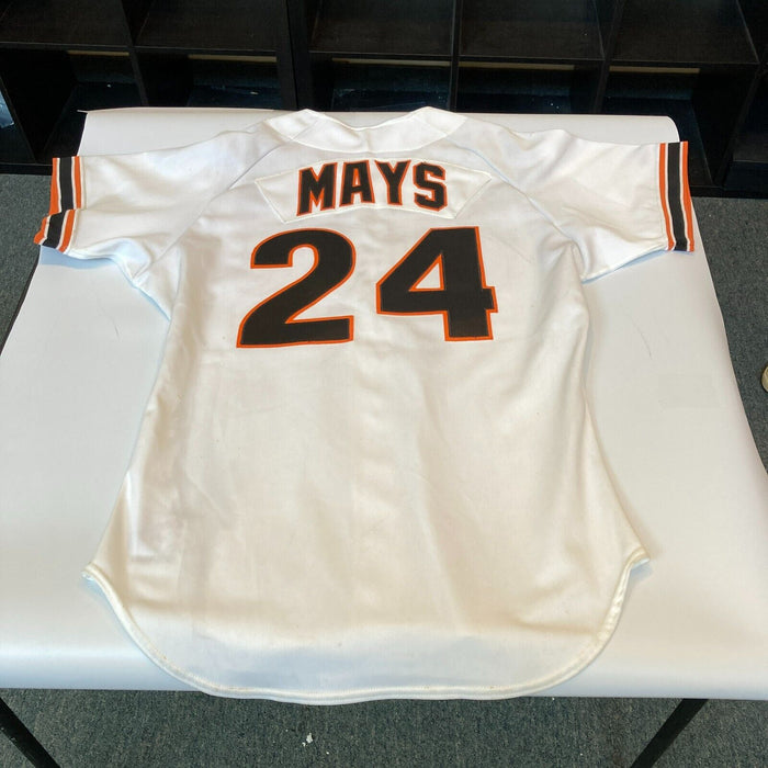 Willie Mays Signed San Francisco Giants 1989 Game Model Jersey JSA COA