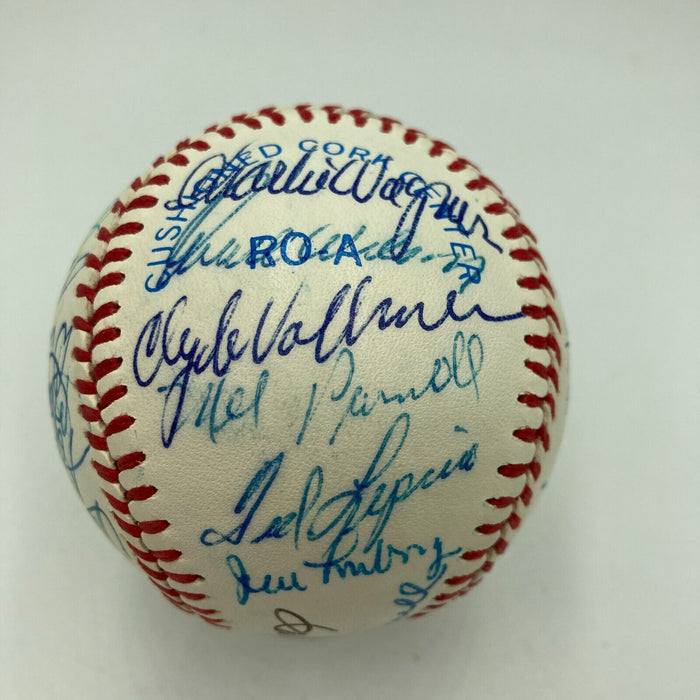 Ted Williams Boston Red Sox Legends Multi Signed Baseball 30 Signatures PSA DNA