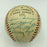 Beautiful 1954 New York Yankees Team Signed Baseball Mickey Mantle With JSA COA