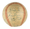 1956 New York Yankees World Series Champs Team Signed Baseball Mickey Mantle PSA