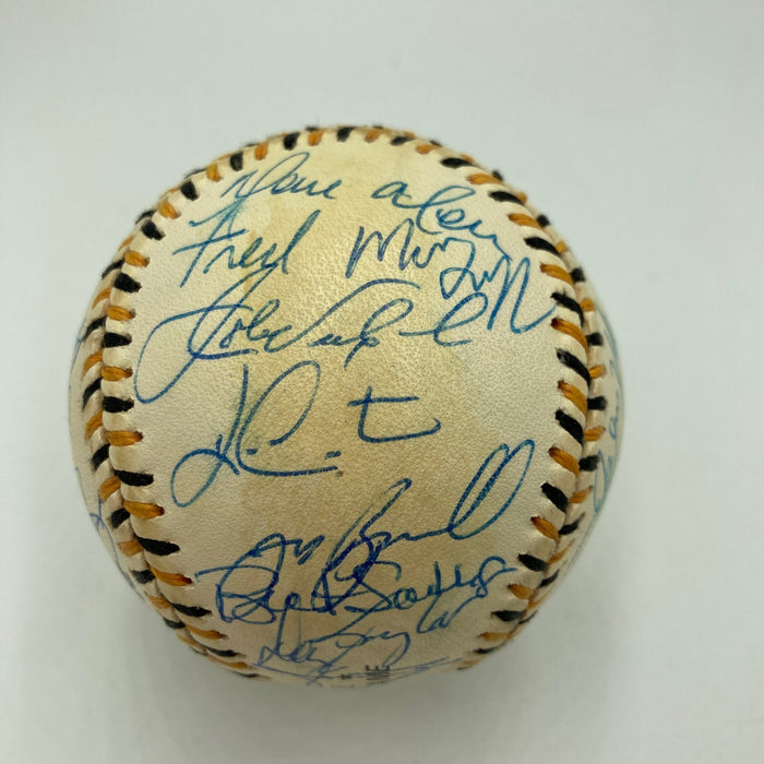 1994 All Star Game National League Team Signed Baseball Barry Bonds PSA DNA COA