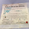 Rare 1923 August Belmont Jr. Signed Stock Certificate Belmont Stakes PSA DNA COA