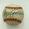 Ryne Sandberg Signed 1980's Game Used National League Baseball JSA COA