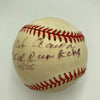 Hank Aaron "Home Run King" Signed National League Baseball JSA COA