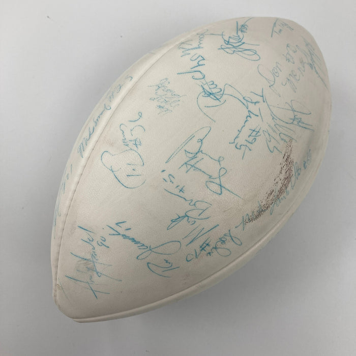 1987 Miami Dolphins Team Signed Wilson NFL Football 45 Sigs Dan Marino JSA COA