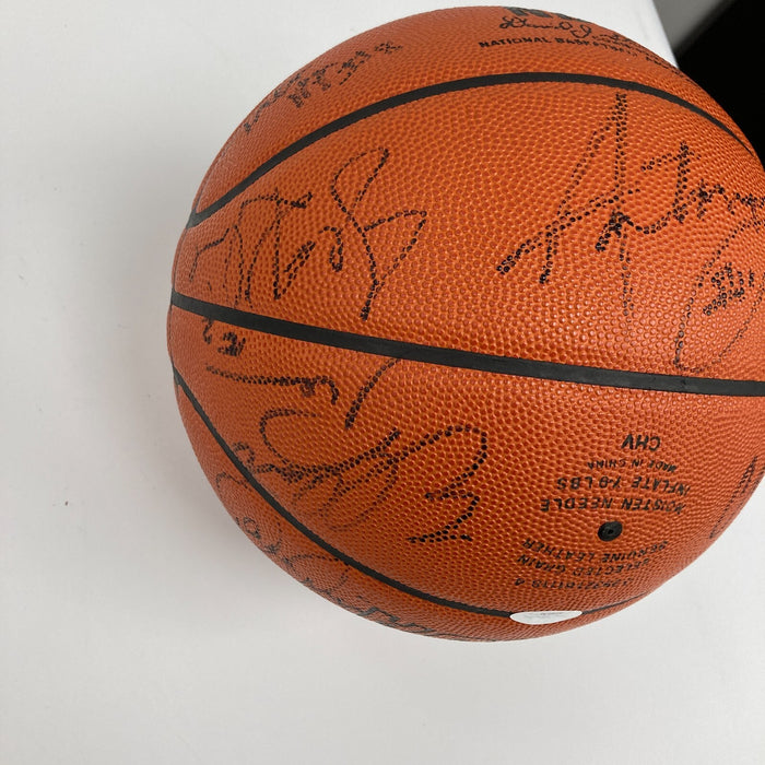1994-1995 Phoenix Suns Team Signed Game Basketball Charles Barkley JSA COA