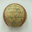 1957 New York Giants Team Signed Baseball Willie Mays JSA COA