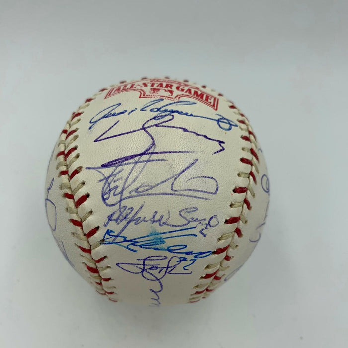 Derek Jeter Mariano Rivera Ortiz Signed 2004 All Star Game Signed Baseball MLB