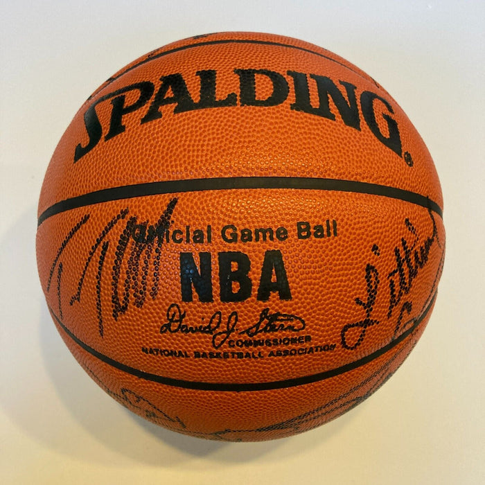 1992-93 Orlando Magic Team Signed Spalding Official NBA Game Basketball Shaq