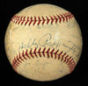 Babe Ruth Ty Cobb Cy Young Jimmie Foxx Tris Speaker 34 Sigs Signed Baseball JSA