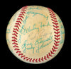 1982 Hall Of Fame Signed Baseball 26 Sigs Ruffing Marquard Lindstrom Kelly JSA