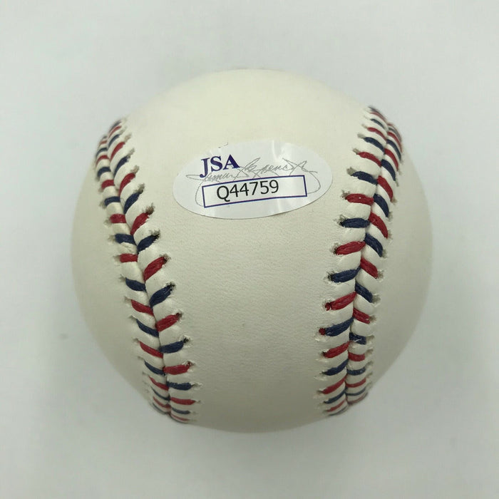 Edwin Encarnacion Signed Official 2014 All Star Game Baseball JSA COA Yankees