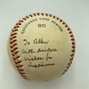 Waite Hoyt Single Signed Official League Baseball JSA COA RARE