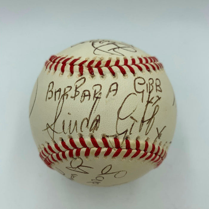 The Bee Gees Band Signed Baseball Entire Family With 7 Signatures JSA COA