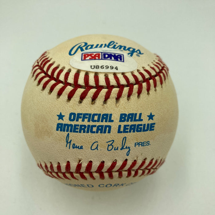 Earl Weaver HOF 1996 Signed American League Baseball PSA DNA #U86994