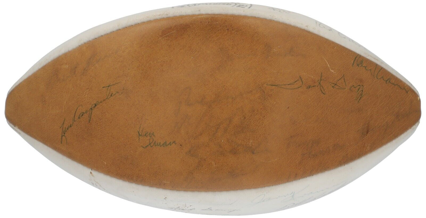 Vince Lombardi 1961 Green Bay Packers NFL Champions Team Signed Football Beckett