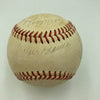 Rube Marquard Yankees Giants Old Timers Day Multi Signed Baseball Beckett COA