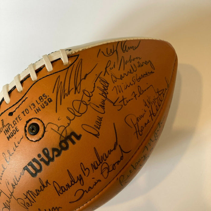 1970 Texas Longhorns National Champions Team Signed Football 70 Sigs! JSA COA