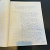 Tom Seaver Great Moments In Baseball Signed Original Manuscript Book JSA COA