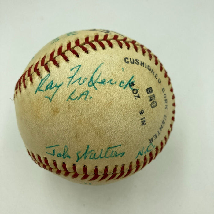1974 Little League World Series Umpires Signed Baseball With Lefty Gomez JSA COA