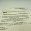 Andy Pafko Signed 1960 Game Used Actual Hit Baseball Milwaukee Braves JSA COA