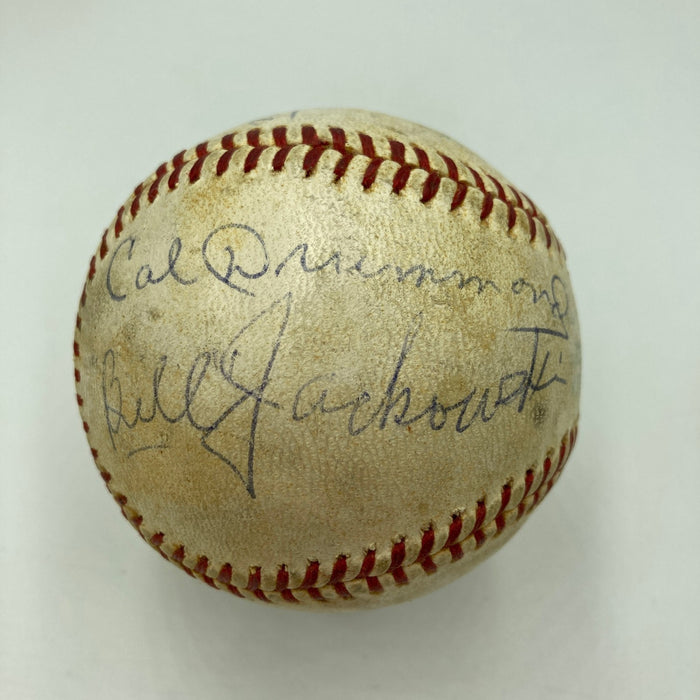 1966 World Series Game Used Baseball Signed By Umpires Orioles VS Dodgers JSA