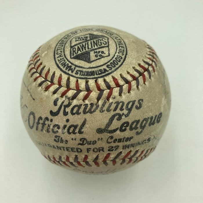 1928 St. Louis Cardinals NL Champs Team Signed Baseball Grover Alexander JSA COA