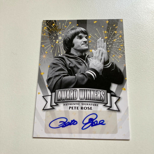 2014 Leaf Pete Rose Auto Signed Autographed Baseball Card